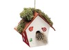 Figuren - papier-maché - vogelhuisjes - set van 10