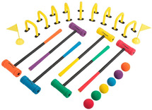 Spel - balspel - Spordas Super Foam Croquet Set - foam - sticks en ballen - bewegen - per spel