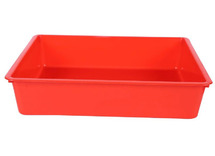 Tafel - zand- en watertafel - EDX Education - kuip - 70 x 50 x 16,5 cm - rood - per stuk