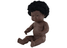 Poppen - Miniland - meisje - down syndroom - 38 cm - per stuk