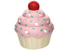 Theelichthouder - terracotta - aardewerk - cupcake - set van 3