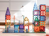 Bouwset - Connetix Rainbow Ball Run Pack - knikkerbaan - magnetisch - set van 92 assorti