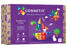 Bouwset - Connetix Rainbow Starter Pack - magnetisch - set van 62 assorti
