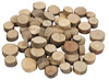Vormen - hout - boomstam - rond - 7-10 cm - 230 g - per set