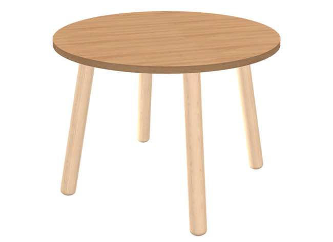 Tafel - bijzettafel - Ultra - 46 cm x 46 cm x 65 cm - cocoa - per stuk