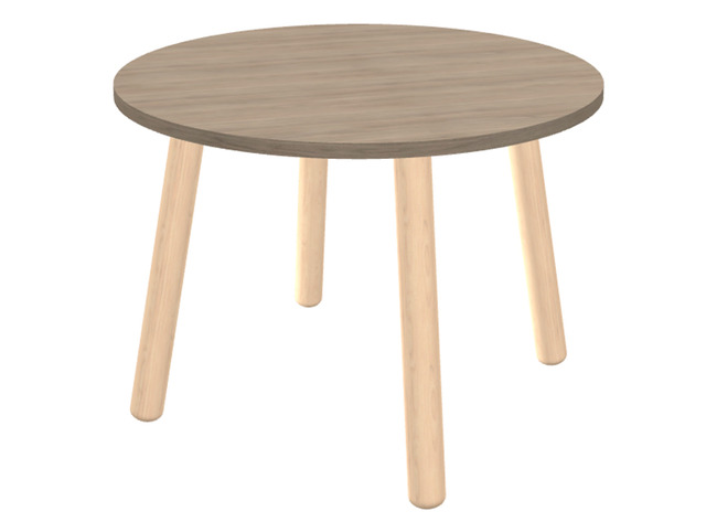 Tafel - bijzettafel - Ultra - 46 cm x 46 cm x 65 cm - gray oak - per stuk