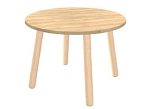 Tafel - bijzettafel - Ultra - 46 cm x 46 cm x 65 cm - natural oak - per stuk