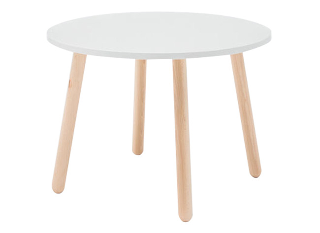 Tafel - bijzettafel - Ultra - 46 cm x 46 cm x 65 cm - white pastel - per stuk