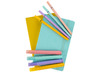 Markeerstiften - fluostiften - Bruynzeel - pastel - dik - driekantig - set van 4 assorti