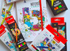 Markeerstiften - fluostiften - Bruynzeel - pastel - dik - driekantig - set van 4 assorti