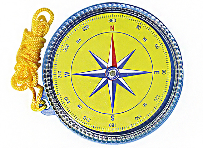 Kompassen - Shaw Magnets Giant Compass - 10 cm - per stuk