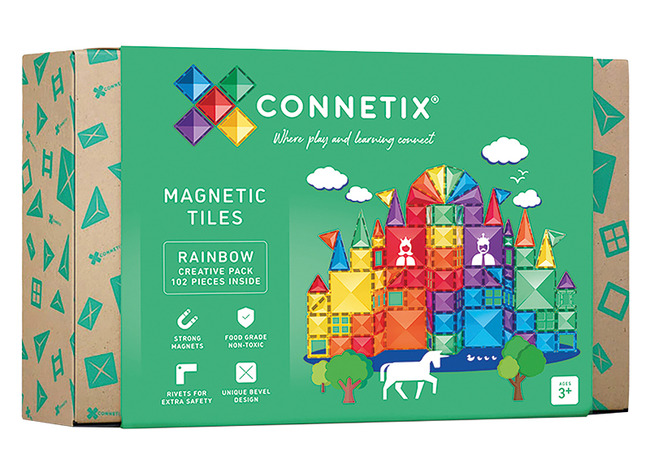 Bouwset - Connetix - Creative Pack - magnetisch - bouwblokken - constructie - set van 100 assorti
