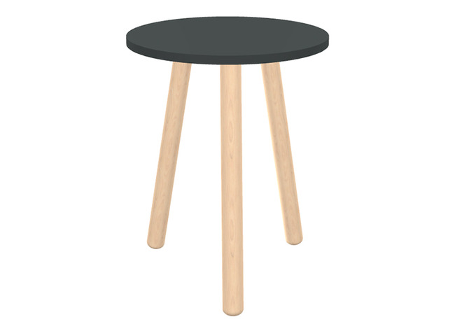 Tafel - bijzettafel - Ultra - 57 cm x 57 cm x 45 cm - anthracite - per stuk