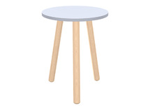 Tafel - bijzettafel - Ultra - 57 cm x 57 cm x 45 cm - aluminium satinato - per stuk