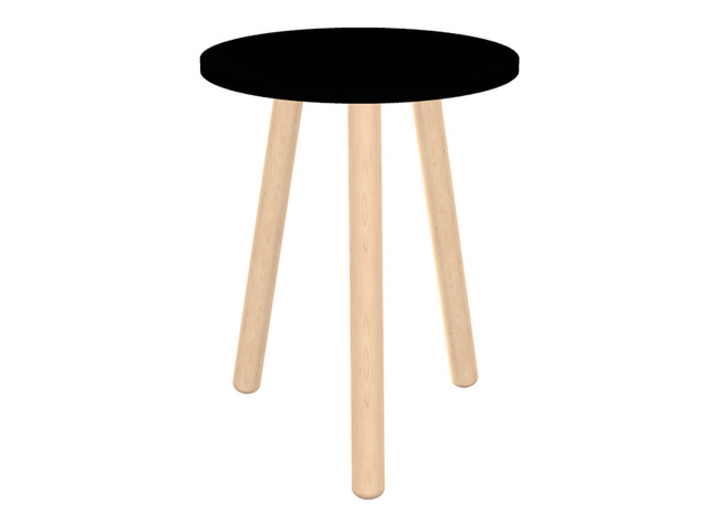 Tafel - bijzettafel - Ultra - 57 cm x 57 cm x 45 cm - black - per stuk