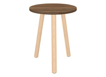 Tafel - bijzettafel - Ultra - 57 cm x 57 cm x 45 cm - dark walnut - per stuk