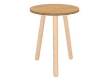 Tafel - bijzettafel - Ultra - 57 cm x 57 cm x 45 cm - honey oak - per stuk