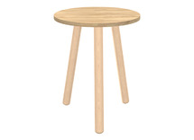 Tafel - bijzettafel - Ultra - 57 cm x 57 cm x 45 cm - natural oak - per stuk