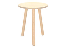 Tafel - bijzettafel - Ultra - 57 cm x 57 cm x 45 cm - polar birch - per stuk