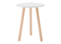 Tafel - bijzettafel - Ultra - 57 cm x 57 cm x 45 cm - white pastel - per stuk