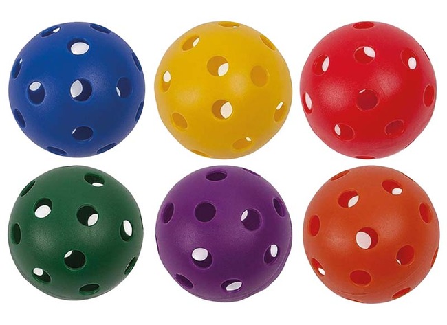 Spel - balspel - Spordas Scoop Set - gatenballen - set van 6 assorti