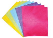 Textiel - vilt - vellen - A4 - verschillende kleuren - assortiment van 10