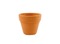 Bloempot - aardewerk - terracotta - 3 cm diameter - set van 10
