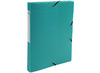 Mappen - elastobox - Exacompta - A4 - 2,5 cm - groen - per stuk