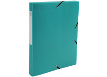 Mappen - elastobox - Exacompta - A4 - 2,5 cm - groen - per stuk