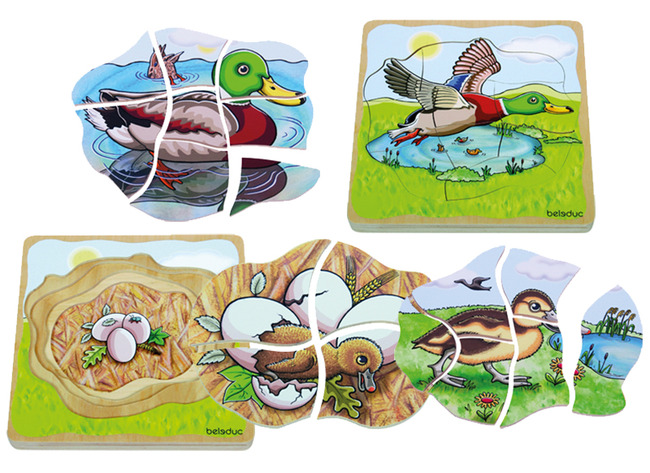 Puzzle - lagenpuzzel - ei tot vogel