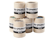 Decoratie - glitter - poeder - bioglitters - 6 x 10 g - set van 6 assorti