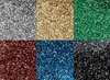 Decoratie - glitter - poeder - bioglitters - 6 x 10 g - set van 6 assorti