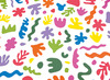 Creapapier - Roylco - Matisse collage vormen - set van 148 assorti