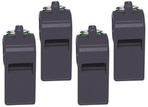 Fluitje - Megaform - kunststof - sport - set van 4