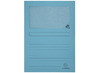 Mappen - dossiermap - Exacompta - L-map - met venster - A4 - set van 50 assorti