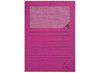 Mappen - dossiermap - Exacompta - L-map - met venster - A4 - set van 50 assorti