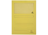 Mappen - dossiermap - Exacompta - L-map - met venster - A4 - set van 50 assorti
