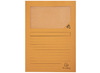 Mappen - dossiermap - Exacompta - L-map - met venster - A4 - set van 50 assorti