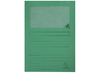 Mappen - dossiermap - Exacompta - L-map - met venster - A4 - set van 50 assorti