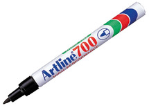 Stift - viltstift - permanent - artline 700n - fijn - zwart - per stuk
