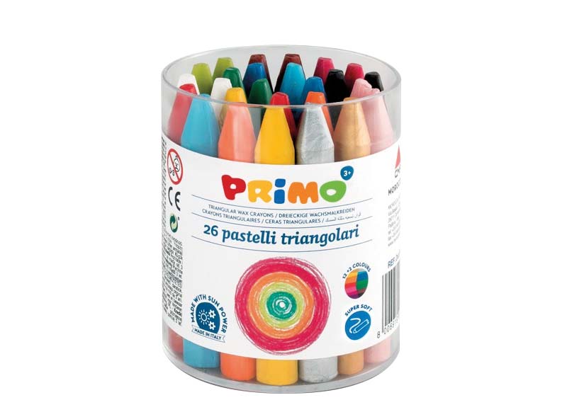 CRAYON CIRE PRIMO TRIO - EMB. DE CLASSE - ASS/26 - Baert