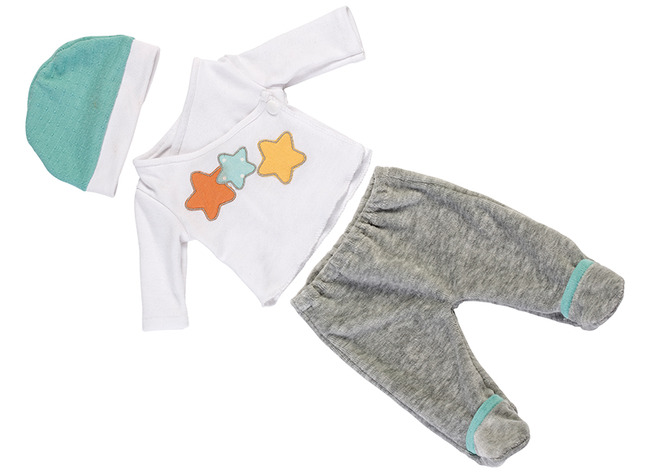 Poppenkleding - Miniland - pyjama - 40 cm - per set
