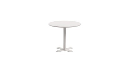 Table, Pied Central Avec Croix, Diam 90 Cm, 110 Cm