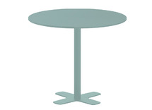 TAFEL - CENTRALE VOET - KRUISVOET - DIAM 90 CM - 110 CM