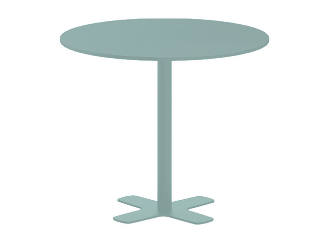 TAFEL - CENTRALE VOET - KRUISVOET - DIAM 90 CM - 110 CM