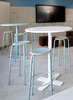 TAFEL - CENTRALE VOET - KRUISVOET - DIAM 90 CM - 110 CM