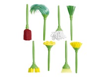 Kwasten - stempels - verf - set van 8 assorti