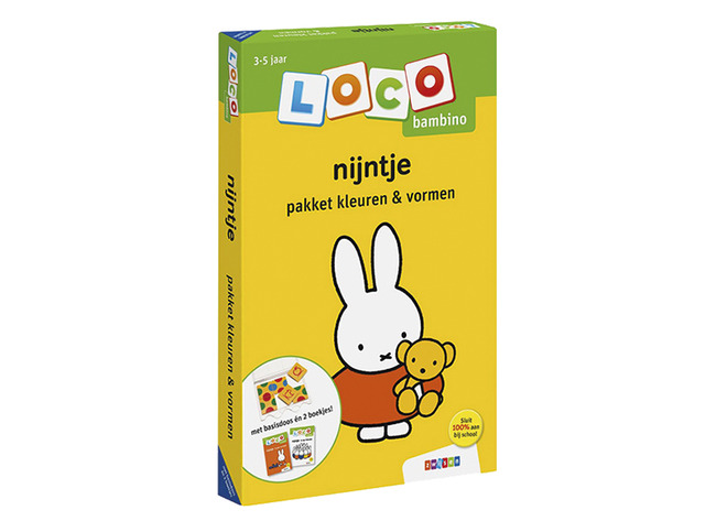 Boek - Loco Bambino Nijntje pakket kleuren & vormen - oefenboekje voor basisdoos - zelfcontrole - per stuk