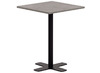 TAFEL - CENTRALE VOET - KRUISVOET - 60 X 60 CM - 76 CM
