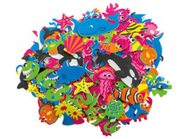 Stickers - foam - zee - set van 120 assorti